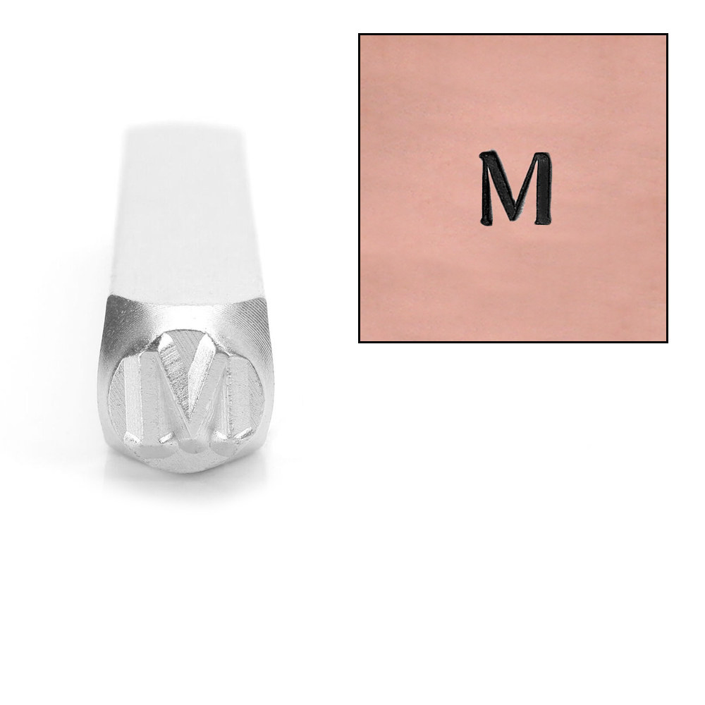 Metal Stamping Tools ImpressArt Mu Greek Letter Design Stamp, 6mm